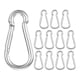 thumbnail image 1 of Uxcell 12-Pack Ganchos de Resorte, Ganchos de Enlace Rápido de Acero Inoxidable M5 de 1.97 Pulgadas para Clip de Llavero, 1 of 1