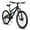 Black-Blue, variant on 26 inch Dual Full Suspension Mountain Bike, 21 Speeds Dual Disc Brake, Carbon Steel Mountain Bike, Trail Beach Snow Commuter City Bikes, Birthday Gift Choice
