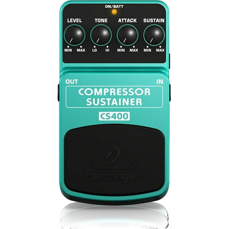 Compressor/Sustainer CS400 Ultimate Dynamics Effects Pedal, Get super-smooth compression and endless sustain By