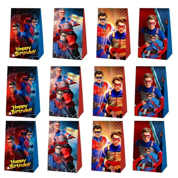 Henry Danger Goodie Party Favor Candy Bags Birthday Decorations Treat Supplies