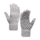 thumbnail image 2 of Guantes de punto de invierno cálidos para hombres y mujeres con pantalla mejorada, guantes antideslizantes con forro polar, chaqueta cálida y protector de manos., 2 of 2