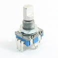 thumbnail image 1 of uxcell A14011500ux0069 5Pin D Shaft 20 Detents Points 360 Degree Rotary Encoder W Push Button, 1 of 1