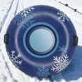thumbnail image 4 of Hearth & Gear Inflatable Sled 43 Inch Heavy Duty Winter With Thick Bottom Double Handles Suitable For Outdoor Activities For Children And Adults Blue, 4 of 6