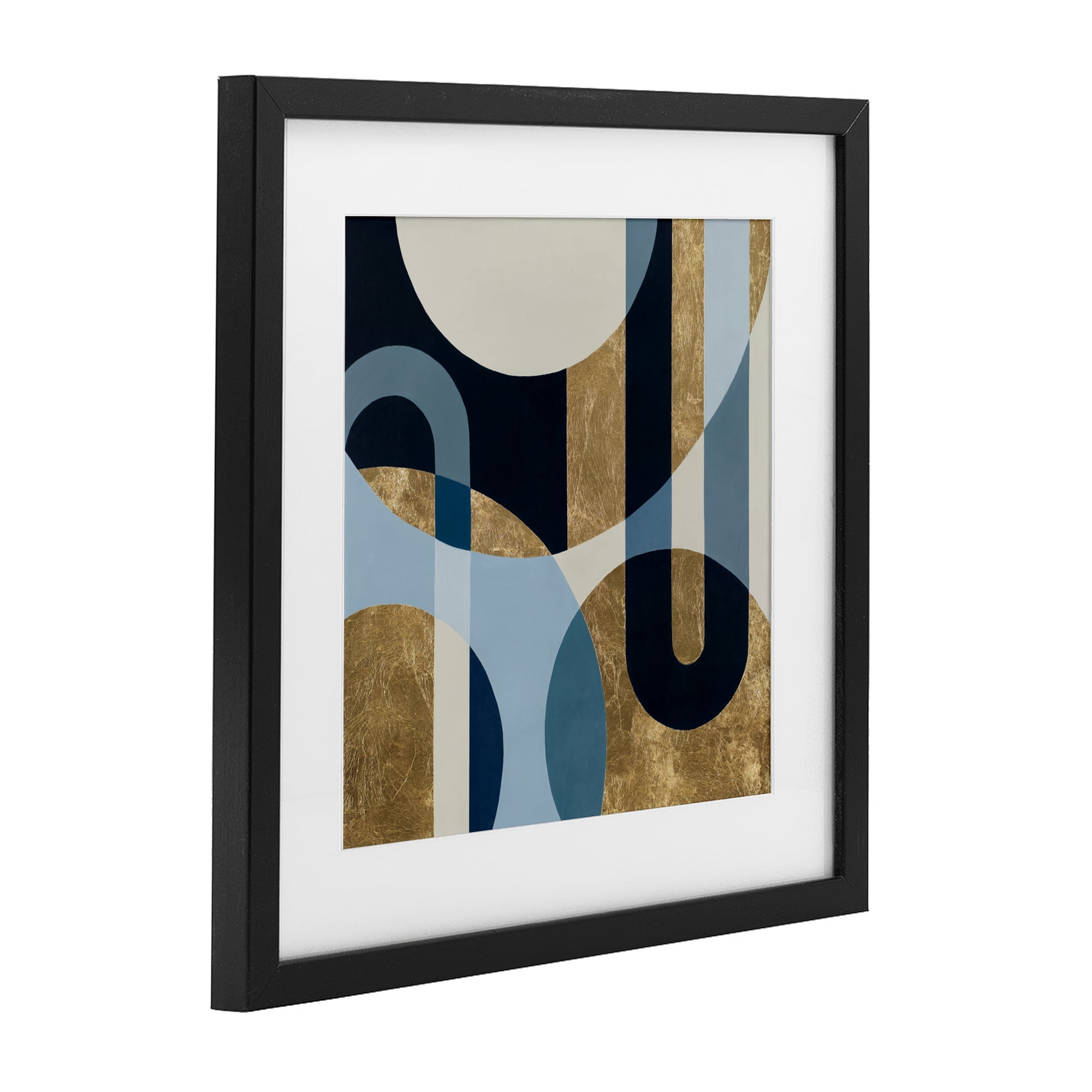 Stupell Industries Earthly Shapes & Arches Black Framed Print Under Glass, design by Max Maxx