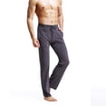 thumbnail image 2 of SWSMCLT Men's Yoga Sweatpants Straight Leg Drawstring Long Pants Gym Thin Soft Stretch Yoga Pants Grey X-Small, 2 of 4