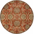 thumbnail image 3 of Hauteloom Rosario Wool Living Room, Bedroom Area Rug - Traditional - Rust, Peach, Mustard - 7'6" x 9'6", 3 of 13