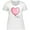 AA-White, variant on Inktastic Pink Balloon Heart Women's Plus Size T-Shirt