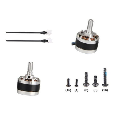 HobbyFlip Brushless Clockwise Counter-Clockwise Motors Antenna Kit Compatible with Walkera Rodeo 150