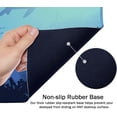 thumbnail image 6 of Blue Ocean Big Turtle Desk Mat, Under The Sea Peaceful Extra Large Desk Mat, Extended Mouse Pad Cute, Gaming Desk Mat 35.4" x 15.7", Large Non-Slip Rubber Base Mousepad with Stitched Edges, 6 of 6