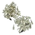 thumbnail image 1 of 150 piezas de pegamento de hoja de rectángulo de plata tibetana vintage en fianzas de collar de almohadilla plana Macarena Colgante en blanco del cabujón, 1 of 8