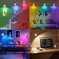 2PC LED Wall Sconces, 19 Colors Dimmable Wall Mounted Lamp with