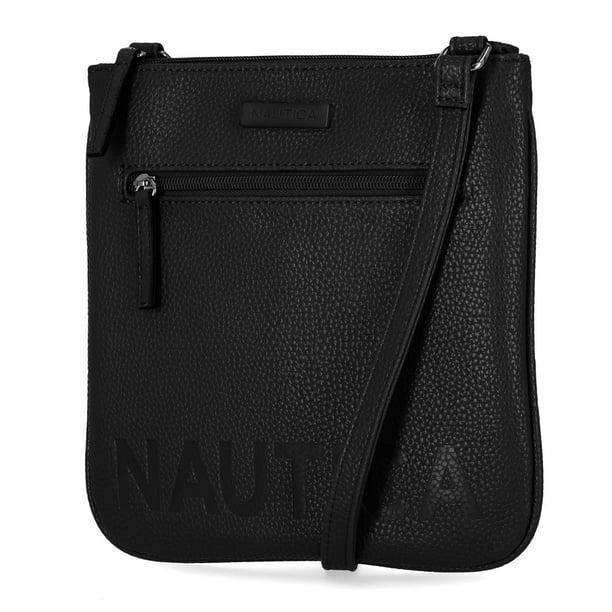 Bandolera Nautica Lakeside Signature Jaquard Black para mujer