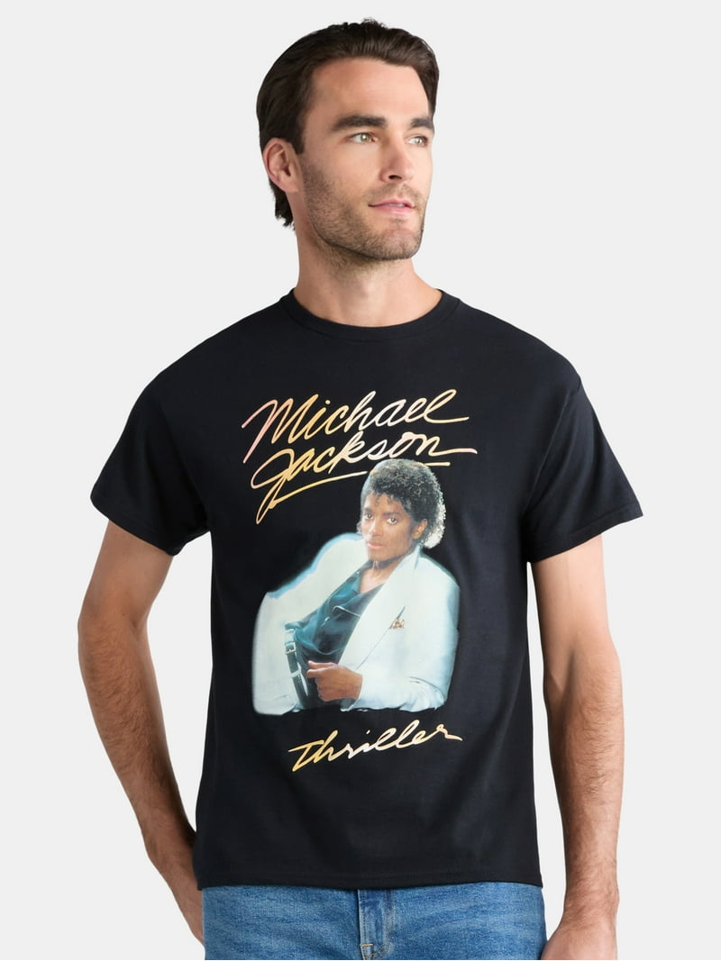 Michael Jackson Men's and Big Men's Thriller and Billie Jean
