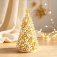 thumbnail image 6 of DIY Beaded Christmas Tree Kit, Sparkling Holiday Craft Set with Pearls, Crystals & Beads, Handmade Christmas Decoration for Adults, Yellow, 6 of 6
