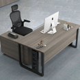 thumbnail image 3 of Storage Corner Office Desk Long Shelf Standing Drawers Computer Desks School Executivemesa Mesa De Computador Modern Furniture My Lux Decor Round, 3 of 30