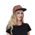 thumbnail image 4 of Flat Bill Trucker Hats for Women Men - Cute Pig with Coins Adjustable Flat Baseball Cap Snapback Hats Dad Hats for Men, 4 of 7