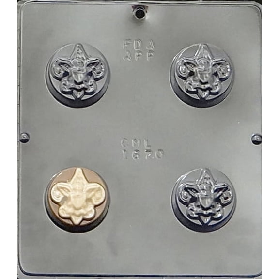 1670 Boy Scout Oreo Cookie Chocolate Candy Mold