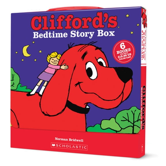 Pre-Owned Clifford's Bedtime Story Box, by Norman Bridwell, Hardcover, Children's Books, English
