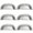 Brushed Nickel - CC : 64mm, variant on HDJNal Brushed Nickel Cabinet Cup Handles, 6PCS Zinc Alloy Drawer Pulls Vintage Shell Shape Knobs for Dresser Cupboard Kitchen Furniture Decoration, 64mm Hole Centers,with adjustable Screws