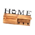 thumbnail image 2 of Soporte para llaves, perchero de pared para llaves, decoración, regalo, organizador de madera con gancho, Color de la madera, 2 of 9