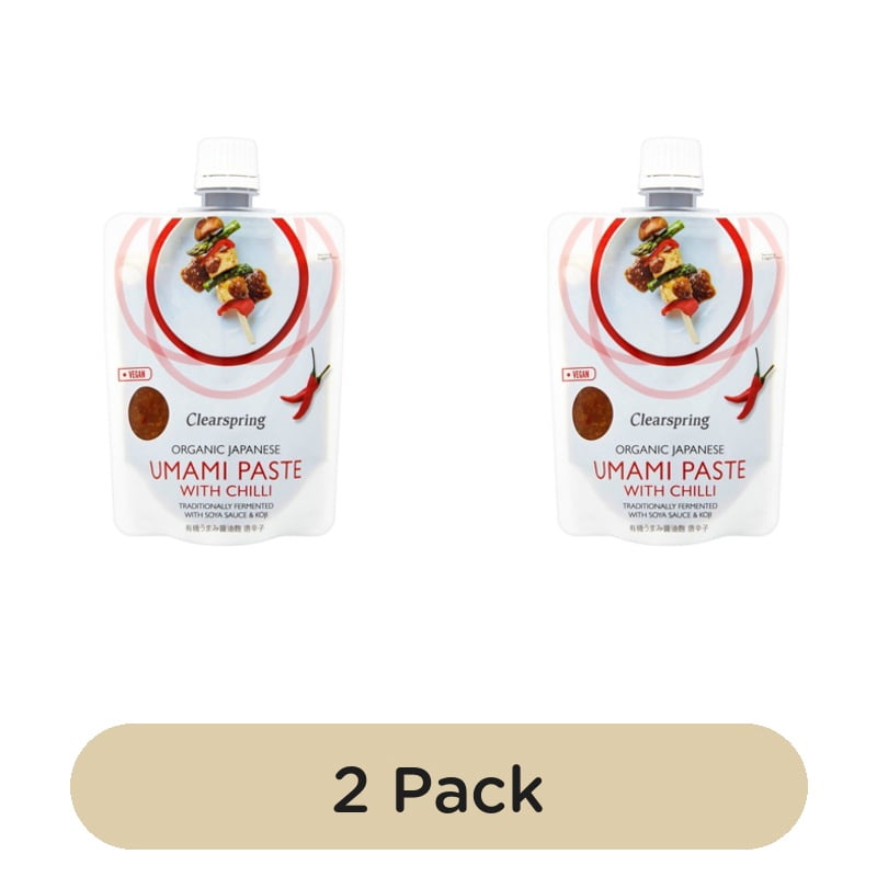 Clearspring Organic Umami Paste with Chilli 150g, British Import (Pack of 2)