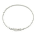 thumbnail image 2 of White Sterling Silver bracelet Bangle 23 mm Infinity Hinged, 2 of 3