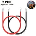 thumbnail image 1 of Juego de cables de batería con terminales, terminales de 3/8 de pulgada (positivo y negativo) para motocicletas, automóviles, vehículos marinos, energía solar, vehículos todo terreno,, 1 of 8