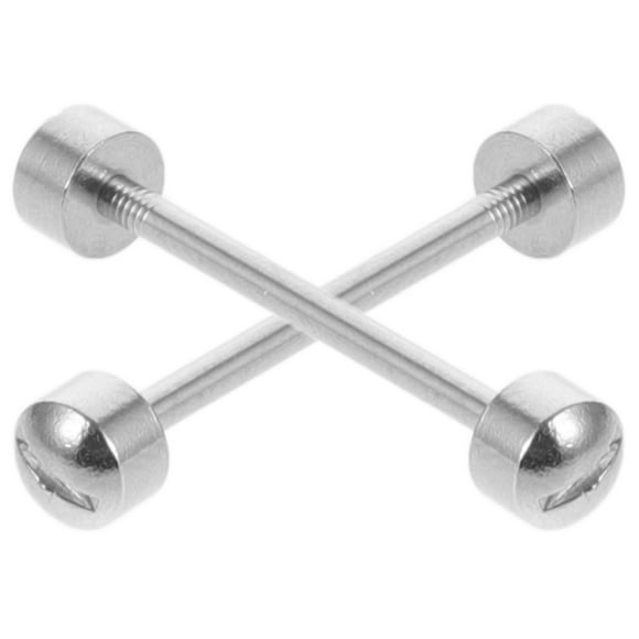 2 varillas de conexión para correa de reloj, herramientas de reparación para relojeros, diámetro interior de 16 mm (color acero).