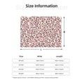 thumbnail image 2 of Horizontal Flannel Blanket Is Light Warm Soft Anti-Pilling Anti-Wrinkle Anti-Allergy And No Hair Loss For Bed And Sofa Camping Travel Leopard Skin Print Style Pink_4, 2 of 8