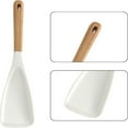 thumbnail image 4 of Hearth & Gear Non Stick Silicone Kitchen Utensil Set With Short Wooden Handle Heat Cooking Tools Kitchenware Set Ceramic Egg Cooker for Hard Boiled Eggs Cooker Silicone Cooking Utensils Set Wooden, 4 of 6