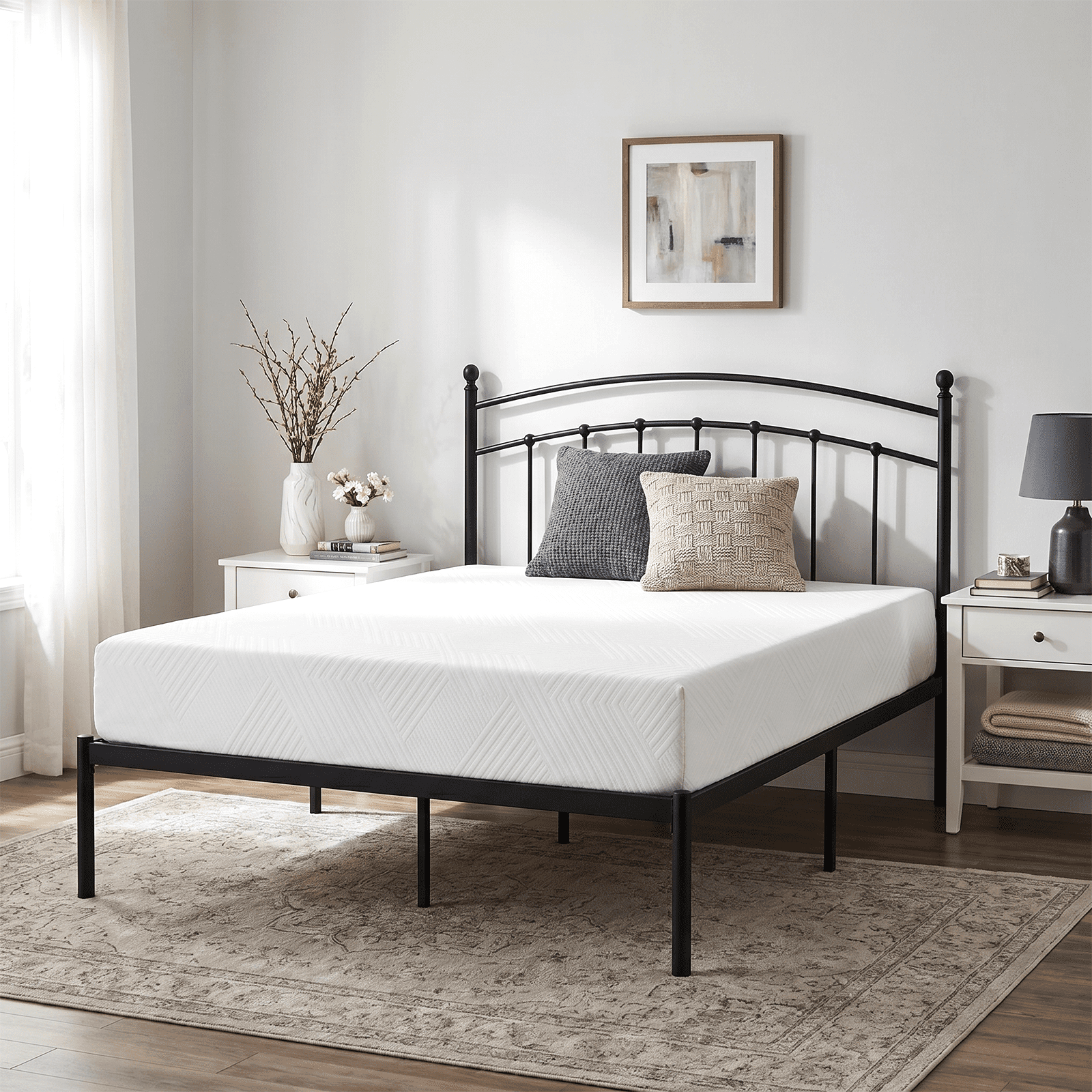 5 Inch Memory Foam Mattress Twin Size, Medium Feeling