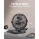6.4 Inch USB Small Desk Fan, 3 Speeds Quiet Portable Desktop Table Fan