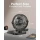 6.4 Inch USB Small Desk Fan, 3 Speeds Quiet Portable Desktop Table Fan