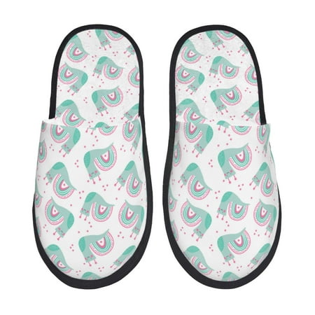 

Slippers for Women Cute Light Pink Green Snails Womens Slippers Fuzzy Winter House Shoes Soft Anti-Skid Slippers Indoor and Outdoor