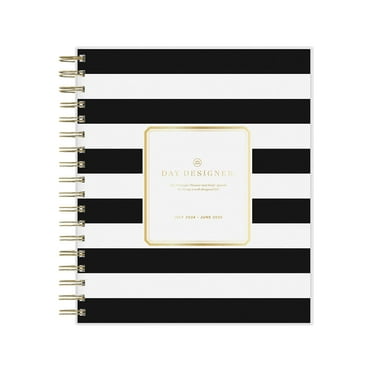 Day Designer for Blue Sky 2024-2025 Weekly Daily Planner, 8x10, Rugby Stripe