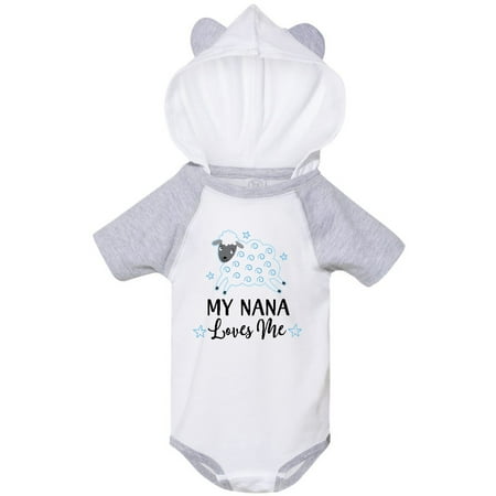 

Inktastic Nana loves Little Lamb Gift Baby Boy or Baby Girl Bodysuit