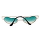 thumbnail image 5 of Gafas de terre para Exteriores con Forma de de Amor con Borde Dorado, Lentes Graduadas, Protección para , Gafas para Exteriores Verde Yinane Anteojos de dama, 5 of 8