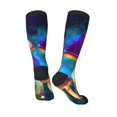 thumbnail image 4 of Balery Magic Mushrooms ,Fireflies Printed Novelty Socks Men's Women's Crew Socks Sports Socks Knee High Socks Cotton Socks Quirky and Cool Socks, 4 of 9