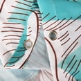 thumbnail image 5 of Teal Shower Curtain for Bathroom Aqua Shower Curtain Blue Floral Shower Curtain Set with 12 Hooks Turquoise Flower Elegant Simple Gray and Teal Bathroom Decor, 72" W X 84" H, 5 of 6