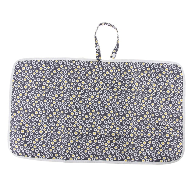 Almohadilla para Pañales perfecl Impermeables para pañales 60x35cm Flor gris