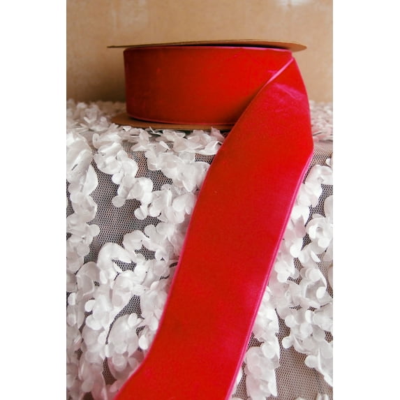 Red Velvet Ribbon SF 1.5 inches x 10yd