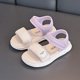 thumbnail image 1 of Zapatos para niñas, suela blanda para niñas, estudiantes, bebés, princesas, sandalias deportivas grandes de verano con velcro para niños, 1 of 6