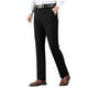 thumbnail image 2 of Pantalones de traje de hombre con cremallera y bolsillo, rectos, de tubo, de color liso, de poliéster, 2 of 9