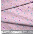 thumbnail image 3 of Soimoi Polyester Crepe Fabric Bird Artistic Decor Fabric Printed Yard 42 Inch Wide, 3 of 3