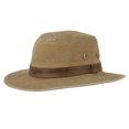 thumbnail image 2 of Men and Women's Outdoor Cotton Canvas Safari Fedora Hats With Faux Leather Band, 2 of 8