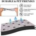 thumbnail image 4 of Washable Dog Mat for Food and Water - Waterproof No-Spill Non-Slip Feeding Mat for Dogs and Cats, Durable Floor Placemats (Dark Grey, 16" X24\u201d), 4 of 5