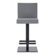 thumbnail image 2 of Taburete de bar Armen Living Legacy, contemporáneo, giratorio, gris y negro, 2 of 9