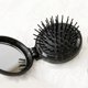 thumbnail image 4 of Cepillo de pelo plegable con espejo, paquete de 2, peine de bolsillo compacto para viajes, para mujeres y niñas, color negro., 4 of 5