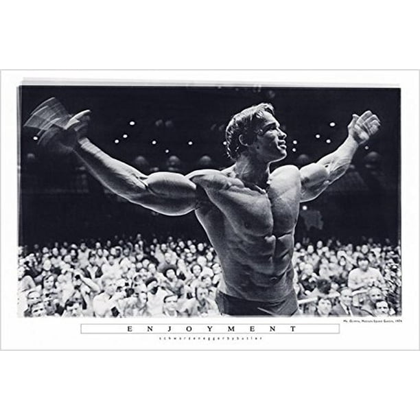 Enjoyment Arnold Schwarzenegger Mr Olympia Madison Square Garden 36x24 Photograph Art Print Poster Pumping Iron Walmart Com Walmart Com