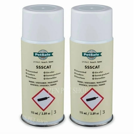 PetSafe SSSCAT Spray Replacement Can Only for Dogs and Cats, Training Repellent Refill, 2 Pack